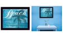 Trendy Decor 4U Beach - Take Me There By Cindy Jacobs, Printed Wall Art, Ready to hang, Black Frame, 18" x 14"